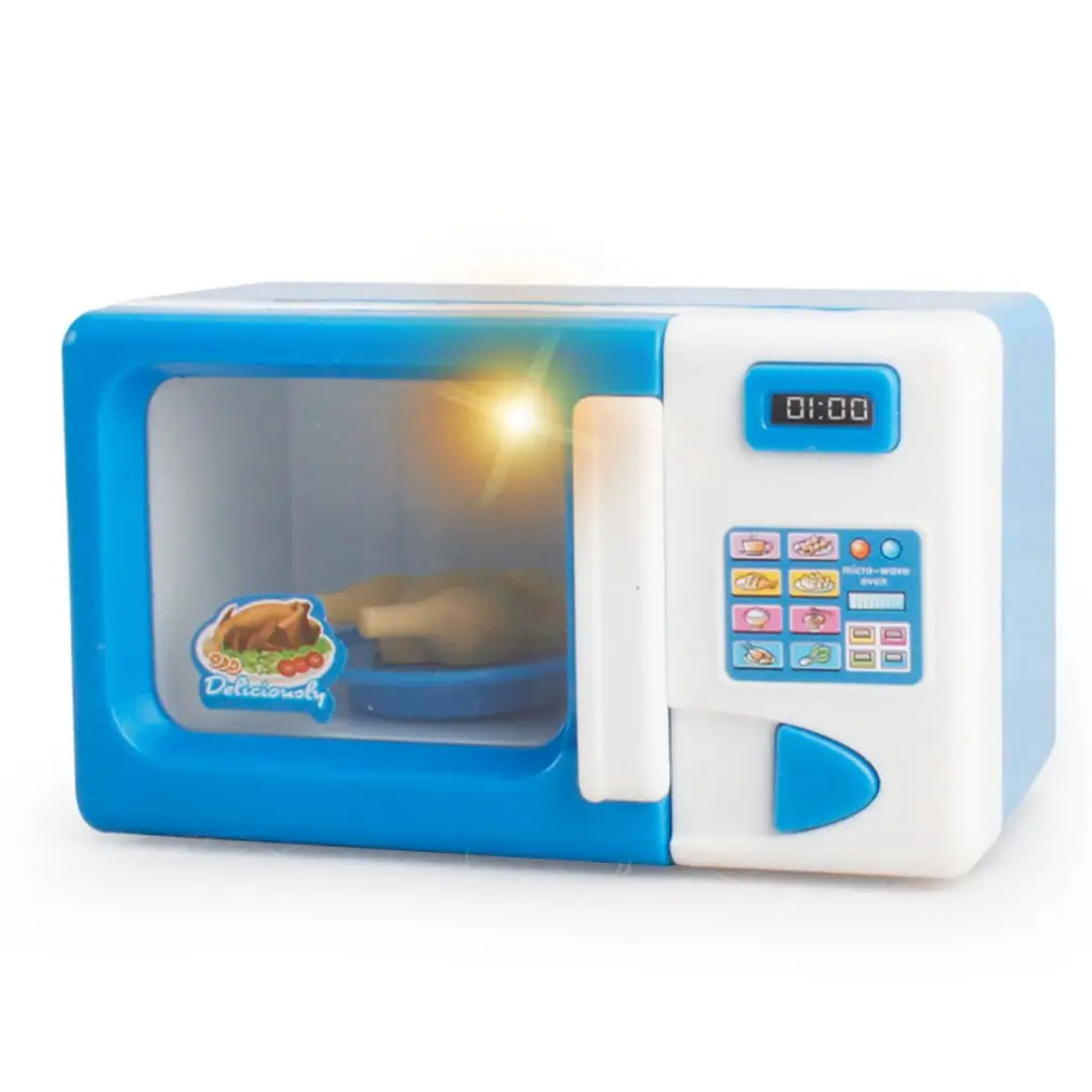Микроволновая печь, устройство для ролевых игр, детские игрушки для ролевых игр, кухонные игрушки, бытовая игрушечная бытовая техника для детей, игрушки для мальчиков и девочек