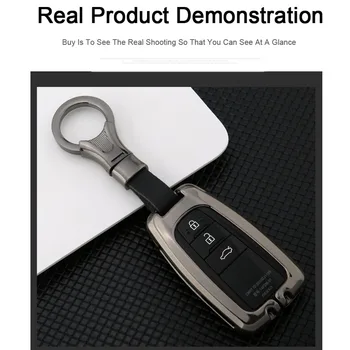 

Shell Accessories Car Key Case For Toyota Camry CHR C-HR Aygo Prius Corolla Aygo RAV4 Prado 2016 2017 2018 Key Cover Key ring