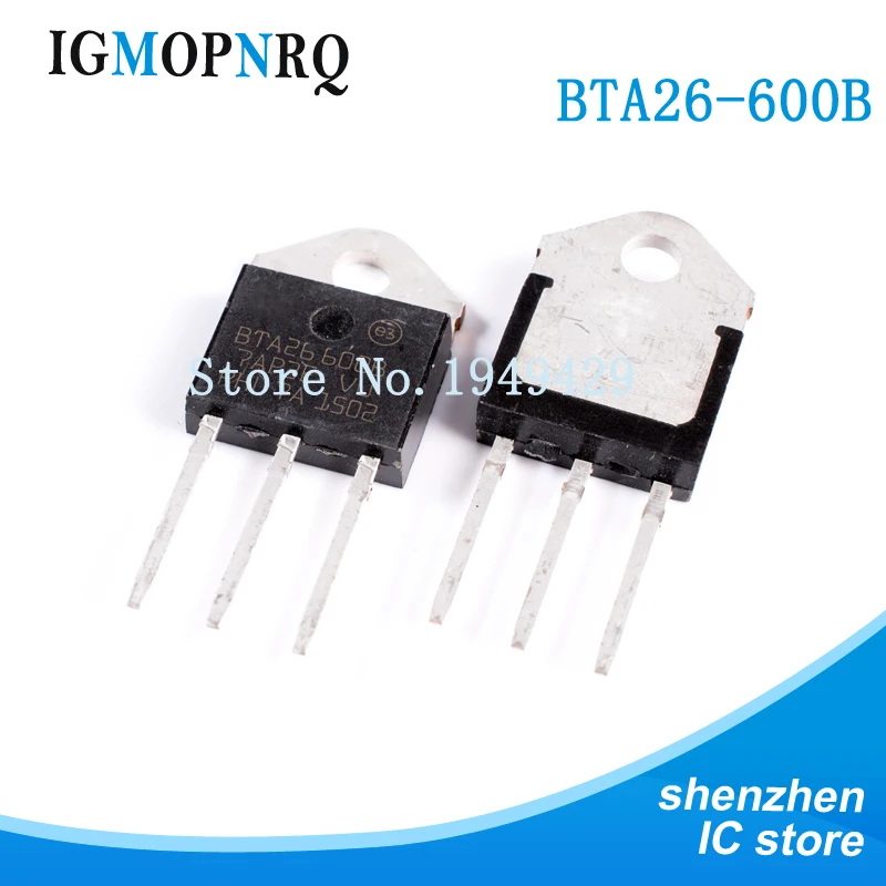 10 шт. BTA26 600B BTA26600B 600 BTA26600 симисторов 25 ампер вольт TO 3P Новый|c c| |