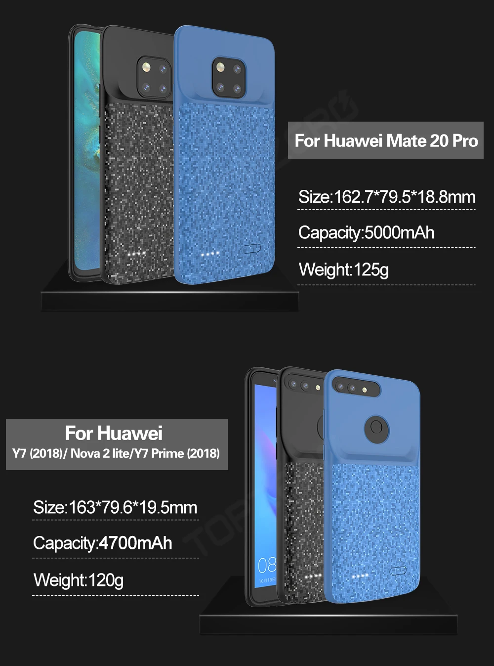 Батарея чехол для huawei Honor 8x 9x 10lite 20pro Сверхлегкий Powerbank чехол для huawei Коврики 20pro Nova 3i 4e P20lite P30pro Y7