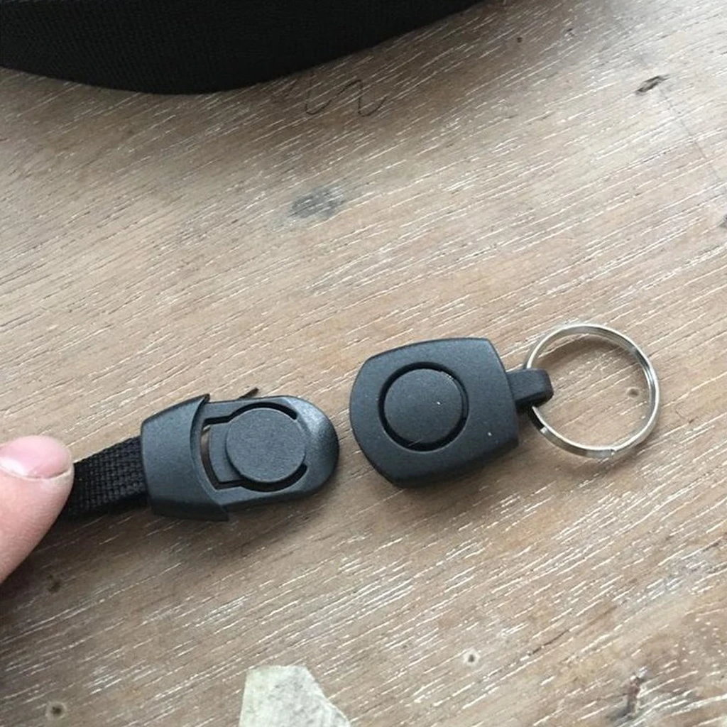 Plastic Buckle Molle Backpack Belt Bag Strap Webbing Keychain Buckle Fit for 15mm Connecting Strap