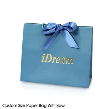 Принимаем на заказ высокого класса премиум качества хозяйственная переноска бумажная Подарочная сумка с галстук-бабочка