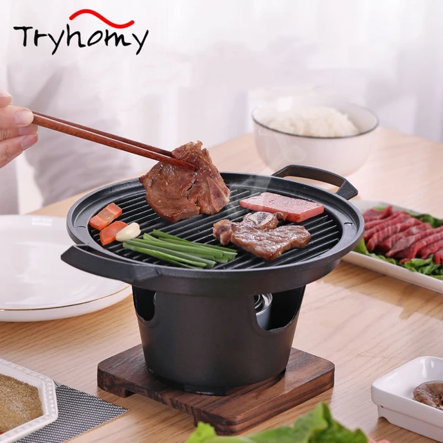 VEVOR 2 in 1 Electric BBQ Pan Grill Hot Pot Foldable Hot Pot BBQ