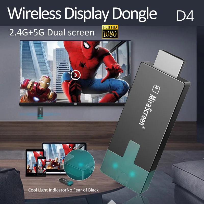 5,8 ГГц беспроводной AIR Play Wifi Дисплей hdmi dongle приемник mirascreen mirroring приемник Поддержка IOS Android miracast для Iphone