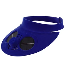 Синяя летняя спортивная уличная Кепка с солнечным солнцезащитным охлаждающим вентилятором для езды на велосипеде, скалолазания, небольшие кондиционеры