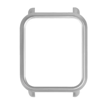 

Hot 3C-Smart Watch Protecter Case Slim Frame PC Case Cover Protect Shell For Huami Amazfit Bip Youth Watch, Silver
