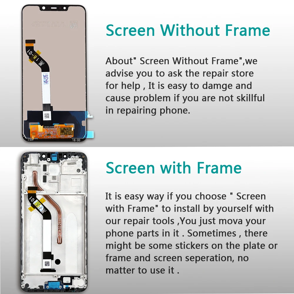 Протестированный сенсорный экран для Xiaomi pocophone F1 ЖК-дисплей олеофобное покрытие и 10 точечный сенсорный дигитайзер сборка рамка подарок