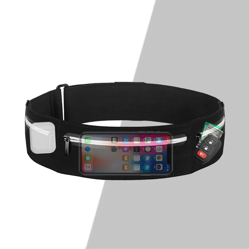 CWIKLES Belt Bag Mobile Cell Phone Bag for Running Men Running Bag Women Sport Fanny Pack Waterproof Jogging Gym Waist Bag Run 5