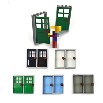 

Small Building Block Doors Tables Chairs Flowers Bulk MOC Parts Educational Creator DIY Bricks Compatible All Brands