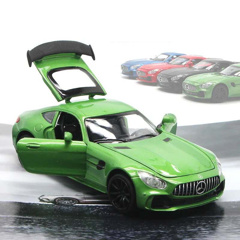 Модель спортивного автомобиля из сплава Mercedes Benzs GT, игрушечная машинка hotwheels, игрушки для детей, детские игрушки