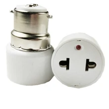 B22 лампочка адаптер свет гнездо держатель лампы в США штекер конвертер для дома люминесцентные лампы светодиодные лампы преобразования 2P разъем