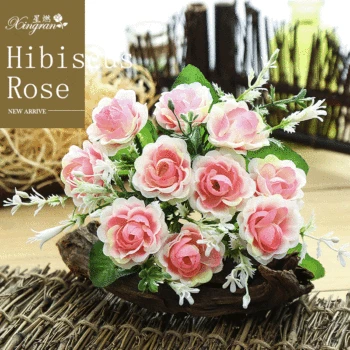 

5pcs Artificial Rose Plant Home Wedding Decoration Eternal Bouquet