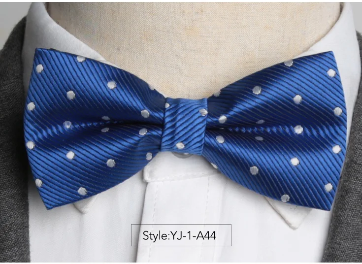 Мужской галстук-бабочка, модный галстук, мужская рубашка, аксессуары, подарочные галстуки, мужские галстуки-бабочки, формальный галстук, деловой, Свадебный, регулируемый галстук-бабочка - Color: ZY-YJ-1-A44