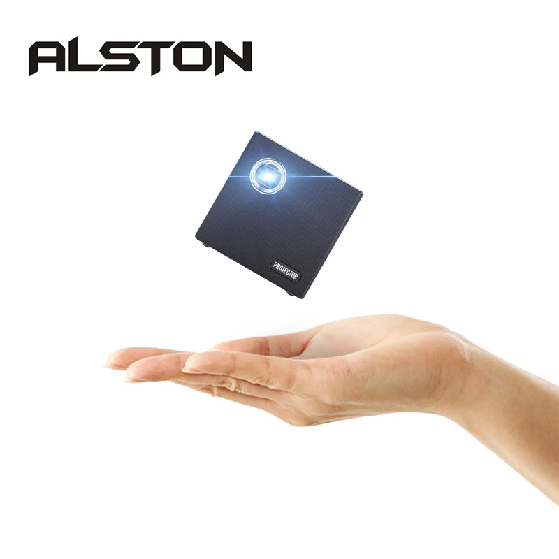 Alston c80 mini dlp android projetor wifi bluetooth 4.0 portátil led projetor de vídeo cinema em casa apoio miracast airplay-0