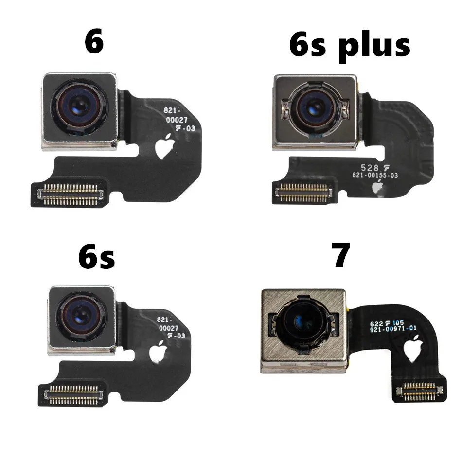 

100% New Back Camera Rear Main Lens For iphone SE 6 6 Plus 6S 6S Plus 7 7 Plus 8 8 Plus X Flex Cable Ribbon Tested OK
