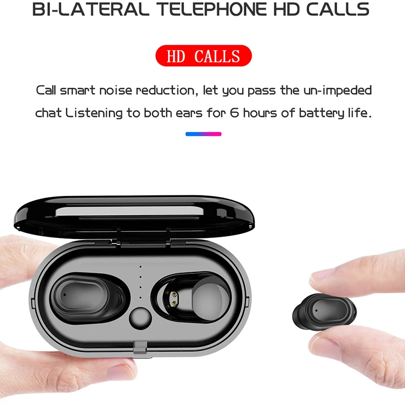 TWS Air2 bluetooth 5,0 беспроводные наушники в ухо наушники Беспроводная гарнитура Водонепроницаемый с микрофоном громкой связи Наушники для телефона