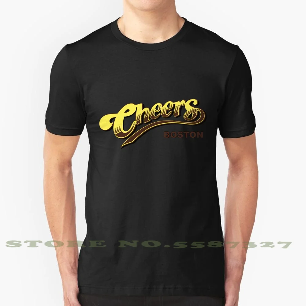Бостонское пиво Cheers Bar Ретро стиль крутая дизайнерская модная футболка для ТВ шоу