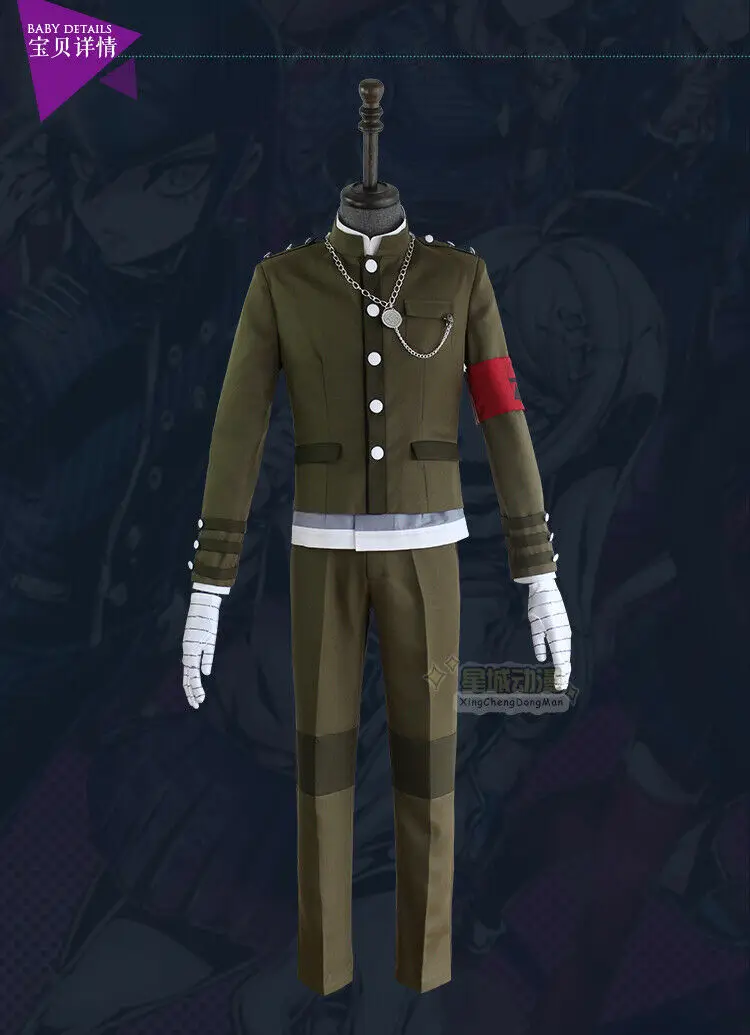Аниме данганронпа V3 Korekiyo Shinguji полный комплект косплей костюм наряд школьная форма все костюмы