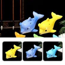 

Adorable Smooth Big Dolphin Music Instrument Supplies Ocarina for Novice
