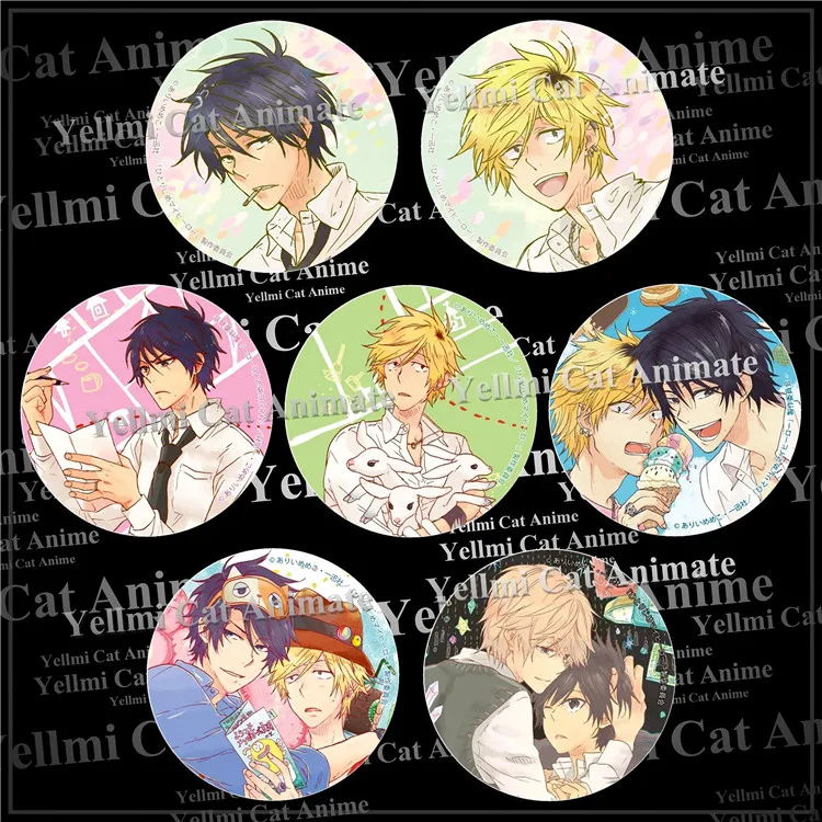 1 шт. 58 мм hitorijime my hero Yaoi Fans Ooshiba Kousuk брошь