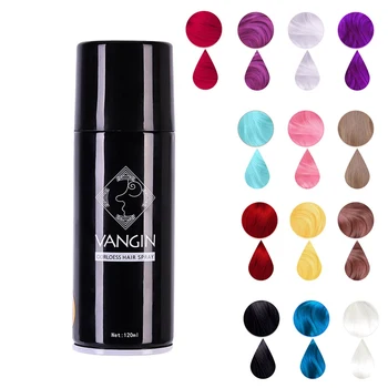 

2020 New Fashion Disposable Hair Spray Hair Color Easy To Carry Hair Dye DIY Hairstyle Can Dropshipping