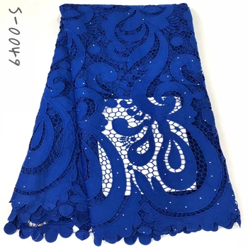 

5 yards Very soft unique Guipure Lace Excellent Embroidered African Swiss Cord Lace fabric Nigerian occasional wear sewing Cloth