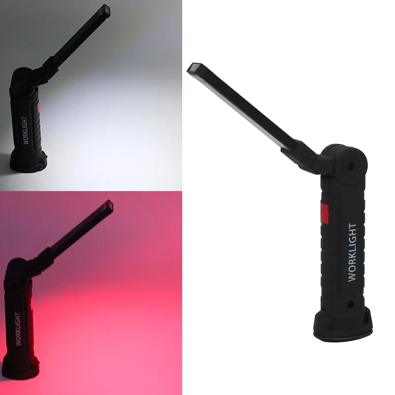 

Large Size Cob Work Light Bottom with Magnet Lights Rechargeable Folding Multi-functional Emergency Lamp Reading Lamp
