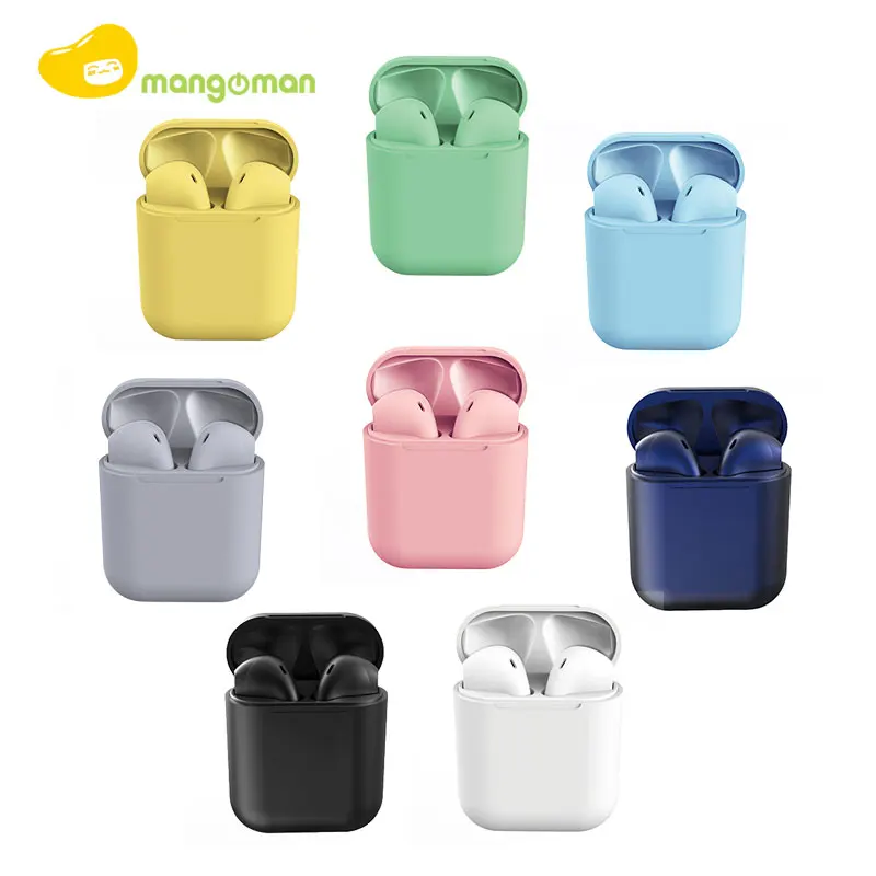 

Mangoman Inpods 12 tws Bluetooth Earphone Macaron Sport Earbuds HIFI Wireless 12-5.0 for Headset