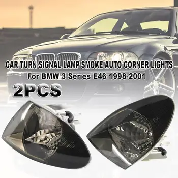 

2pcs Car Smoke Turn Signal Lamp Corner Light Lamp For BMW 3 Series E46 1998-2001 Turn Signal Light Car Accessories