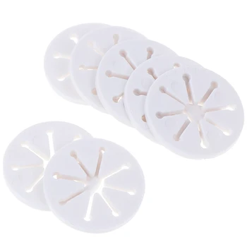 

7PCS White Clothes Pegs Sock Clips Sock Holder Rings Sock Organizers Sorters Locks Clips