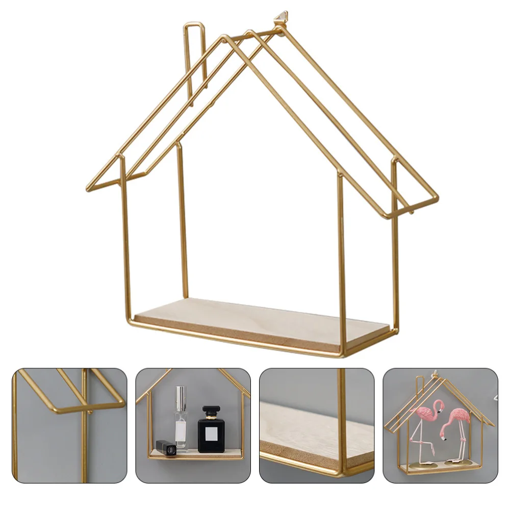 

1Set Living Room Punch-free Storage Rack Sundries Holder Storage Shelf Wall Decor for Home Storage