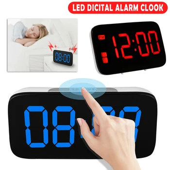 

Table Desktop Clocks LED Digital Display Alarm Clock Voice Control Backlight Electronic Snooze USB/AAA Powered Home Decoration