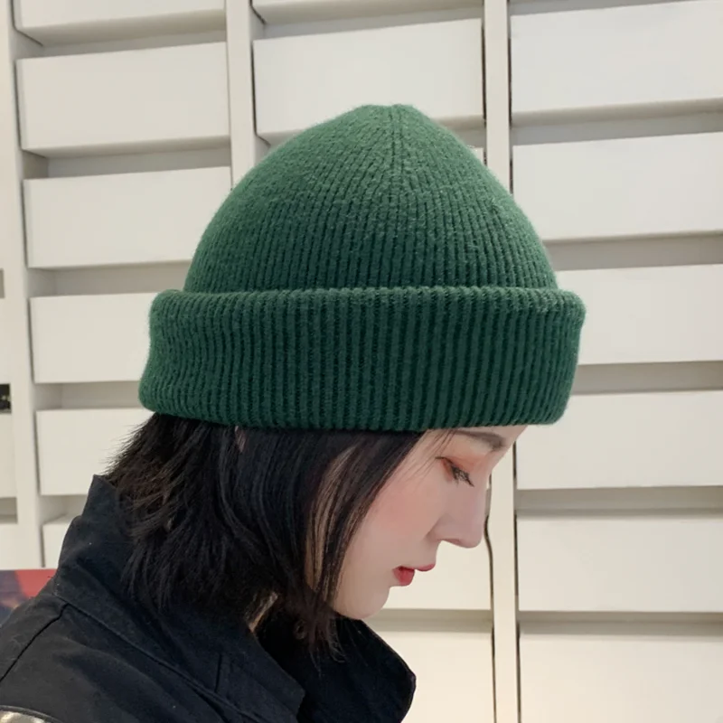 Высококачественная громоздкая шапочка зимняя женская шапка Skullies Beanies вязаная шапка теплая куртка с шерстяной подкладкой для женщин унисекс зимняя Лыжная шапка