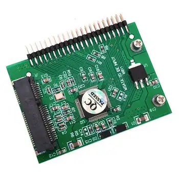 

Msata Ssd To 44 Pin Ide Adapter Converter As 2.5 Inch Ide Hdd 5 Volt For Laptop