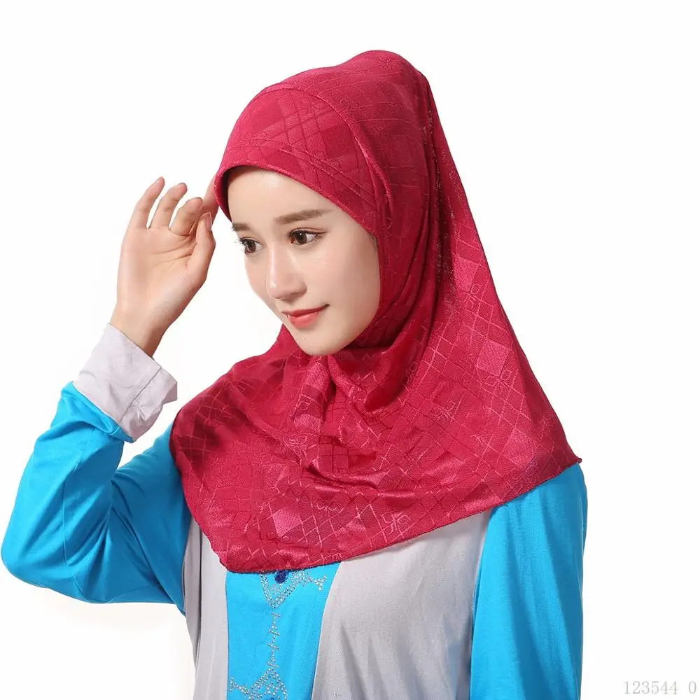 Custom design simple summer mesh cover light weight breathable floral head scarf for women wholesale