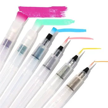 

1pcs Portable Paint S/M/L Watercolor Art Marker Calligraphy Painting Tool Refillable Ink Pen Paint Brush Pen Painting