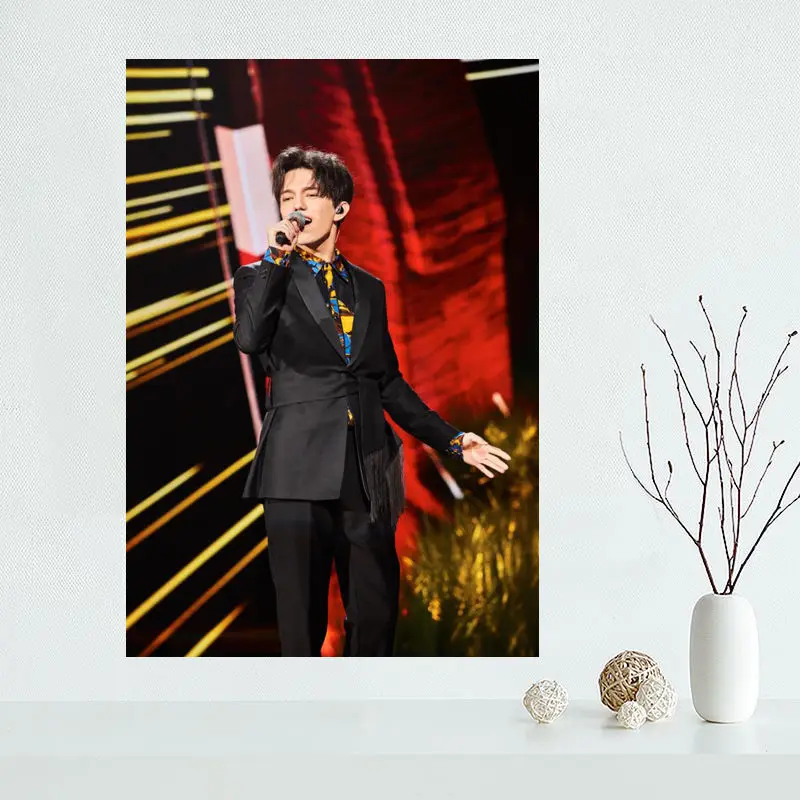 На заказ Dimash плакаты и принты настенные картины для спальни современный художественный плакат домашний Настенный декор шелковая ткань без рамы - Цвет: 15