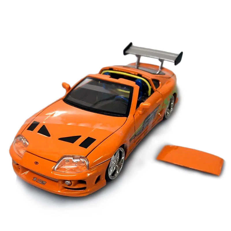 1/24 Fast and Furious Cars Brian' TOYOTA Supra Collector Edition Simulation Metal Diecast Model Kids Toys Gifts |