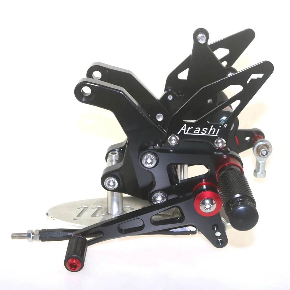 Motorcycle CNC Adjustable Rear Set Rearsets Footrest Foot Rest For Kawasaki z900 2017-2018-2019 | Автомобили и мотоциклы