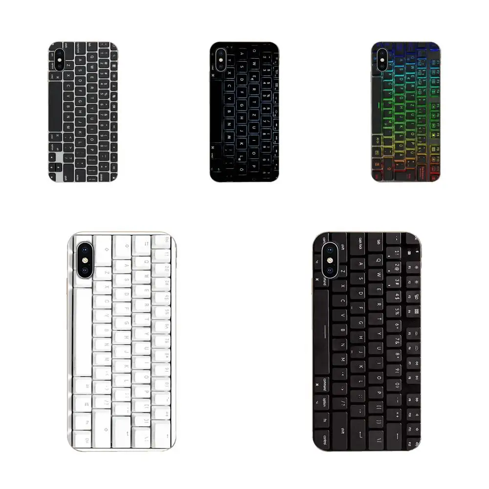 Мягкая задняя крышка клавиатуры для Galaxy Note 10 A10E A10S A20S A30S A40S A50S A6S A70S A730 A8S M30S S2 S3 Plus |