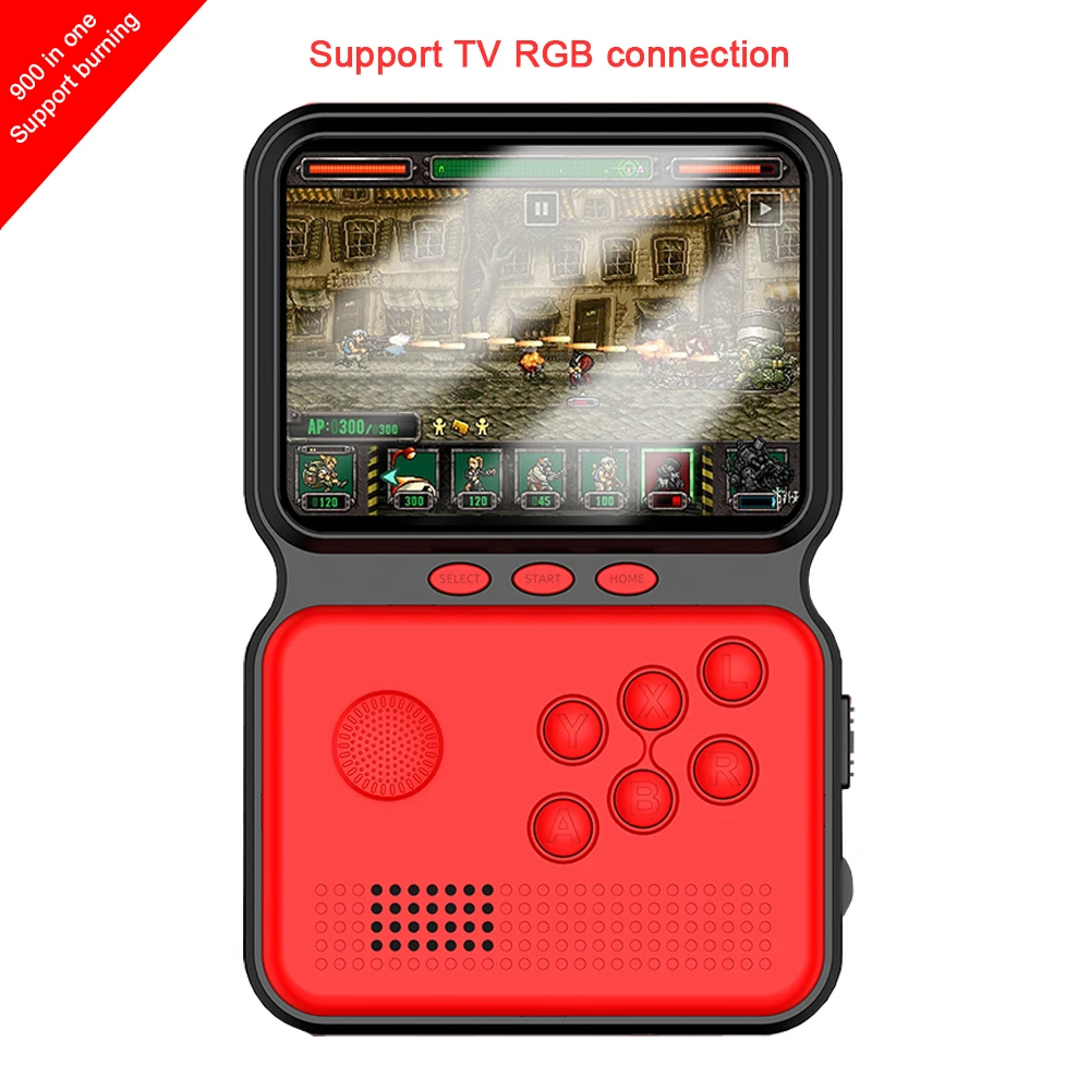

8-bit retro game console handheld game console retro game 900 in one support everdrive series games
