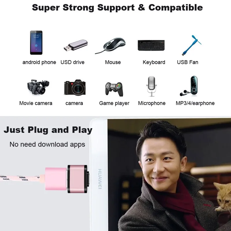 USB Micro OTG адаптер Micro Male-USB 3,0 Женский OTG адаптер синхронизации данных зарядный адаптер для Android телефона планшета