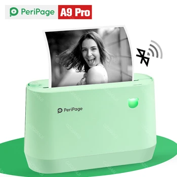 

Peripage A9PRO Pocket Photo Printer Thermal Label Notes 300 dpi Printer for Android iOS PC printing Phone Printer