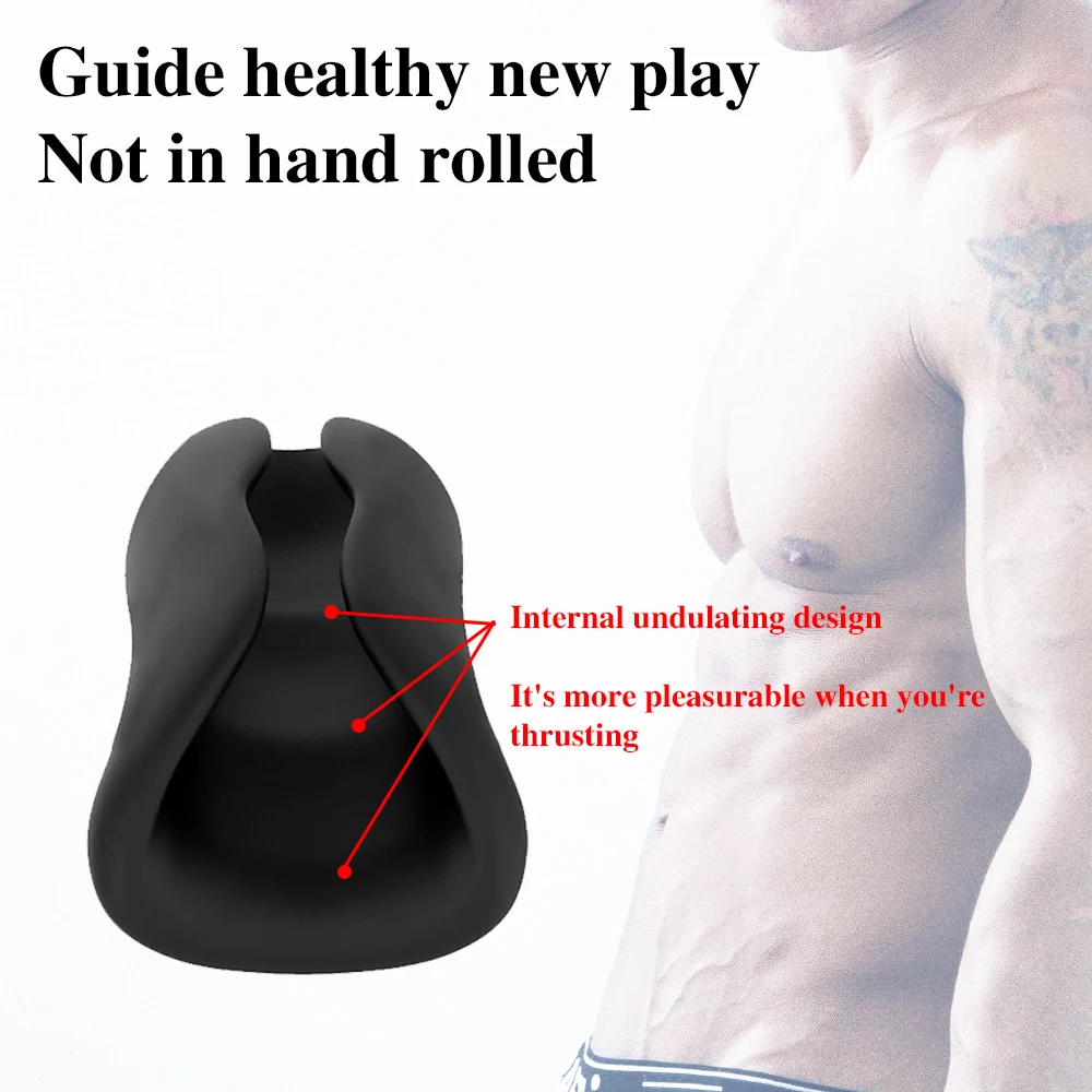 Smart Heating Masturbation Cup 10 Frequency Silicone Penis Extender Glans Exerciser Massage Penis Sex Toys For Men Masturbation