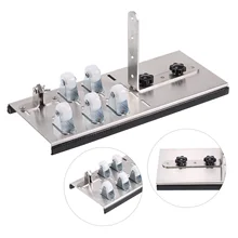 Резак для стеклянных бутылок из нержавеющей стали, инструмент для самостоятельной резки бутылок вина, пива, пять колес