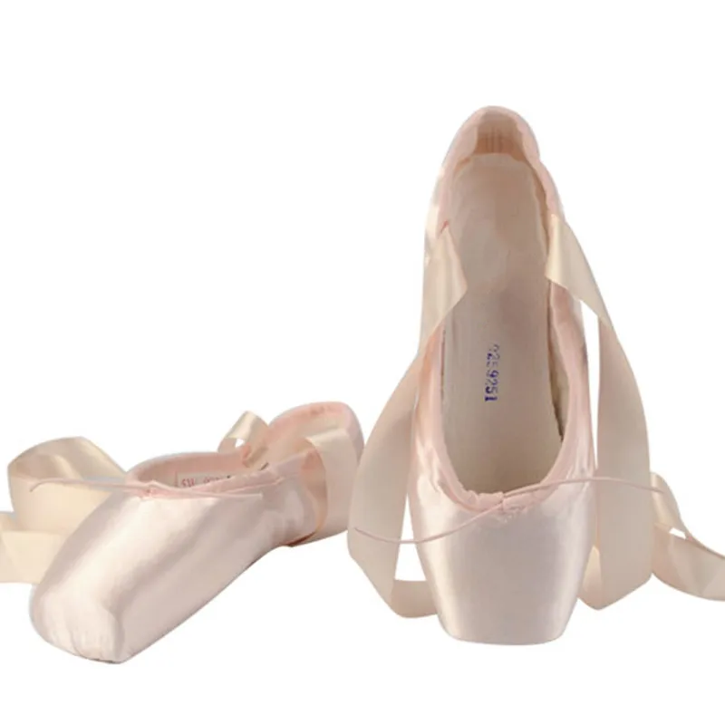 pink satin ballet shoes