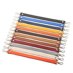 PU Leather Bag Handle Shoulder Strap DIY Replacement Short Belt Handle Belt Short Handbag Purse Buckle Handle Bag Accessories
