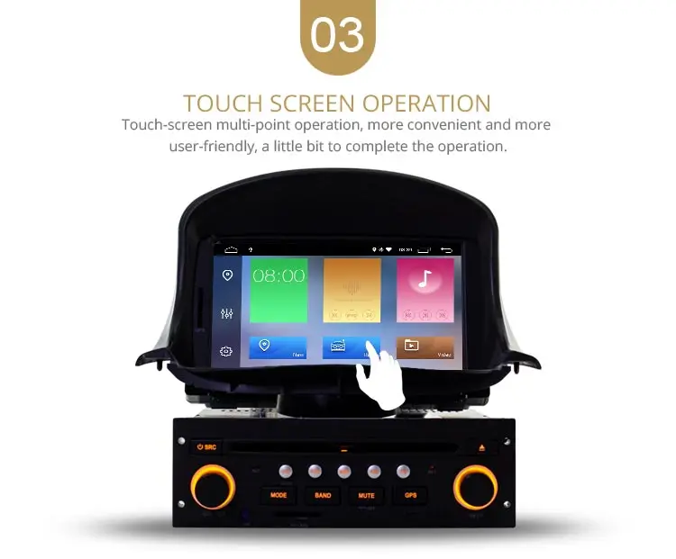 LJDA 1 din 7 дюймов Android 10,0 автомобильный dvd-плеер для peugeot 206 206CC Авто Радио Аудио Bluetooth Canbus gps навигация четырехъядерный