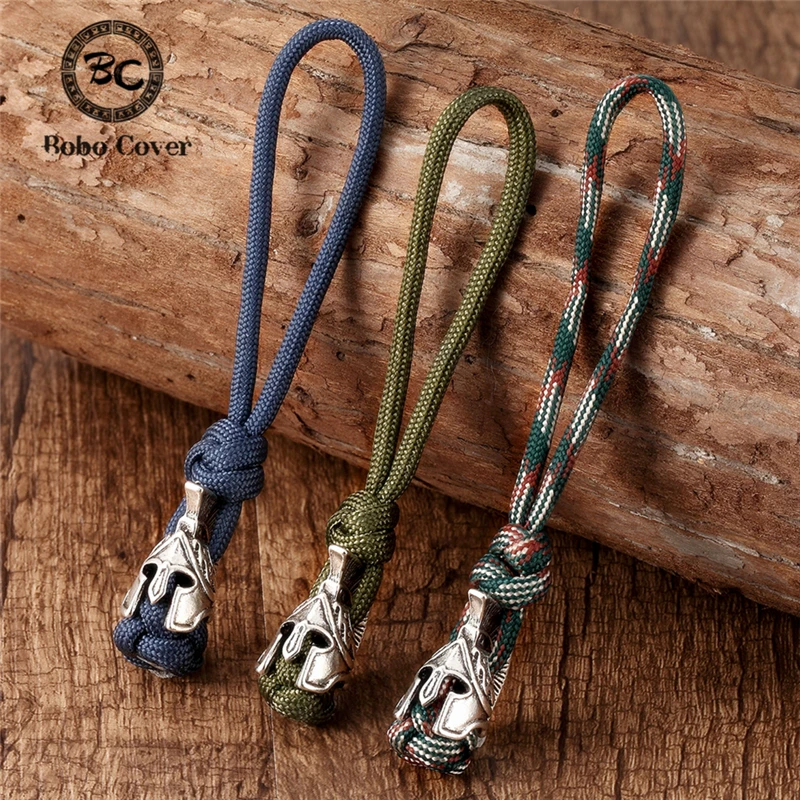 Lanyard Keychain Keyring Knife Paracord-Rope Bronze-Accessories Warrior Vikings Spartan