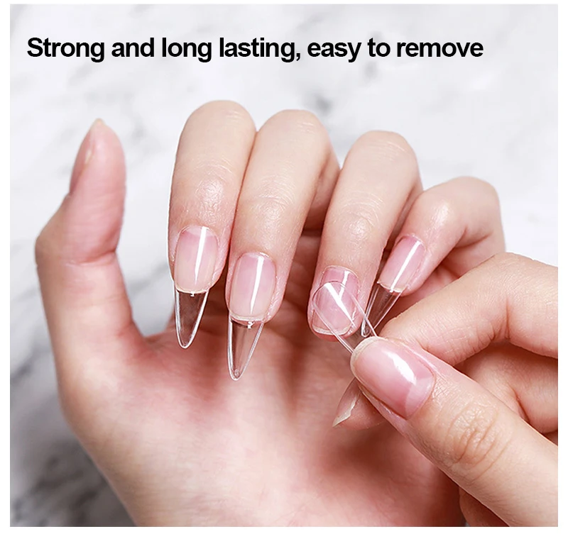 Description Picture 6 of itemCHUNSHU 7ml Nail Tips Glue Gel Multifunction False Nail Adhesive Nail Gel Base Coat For Acrylic French Extend Diamond Stick Glue